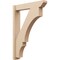 Ekena Millwork 6-in W x 30-in D x 42-in H Balboa Slat Rough Cedar Woodgrain TimberThane Outlooker, Primed Tan OUTUR060X30X42BOA24RCPR - alternate 1